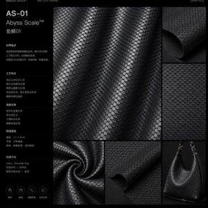 Abyss Scale™ AS-01 leather material main image