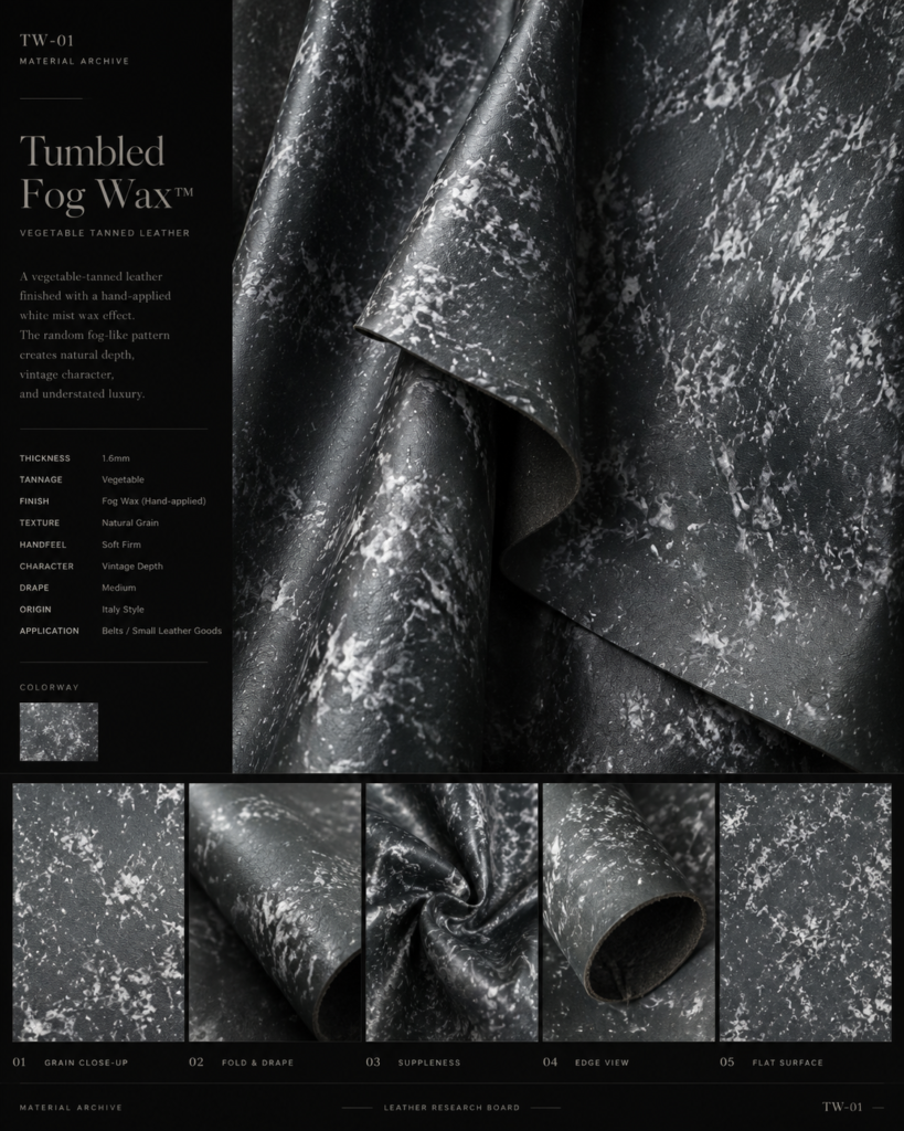 Frost Vein™｜FV-01 leather material texture for bags, shoes and leather goods